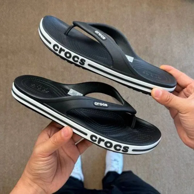 Croccs BAYABAND CLOGS SLIDE BLACK sale