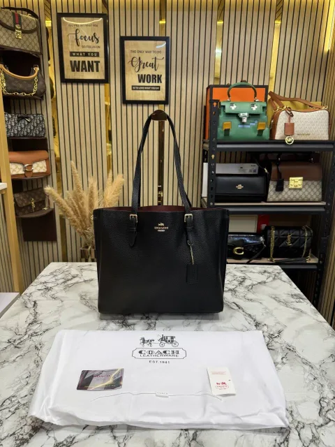 Coatch mollie tote bag with dust bag (Cv967)(Black)