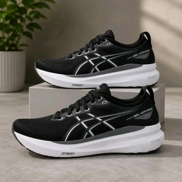 Asiccss Gel-Kayano 31 Black White 6089