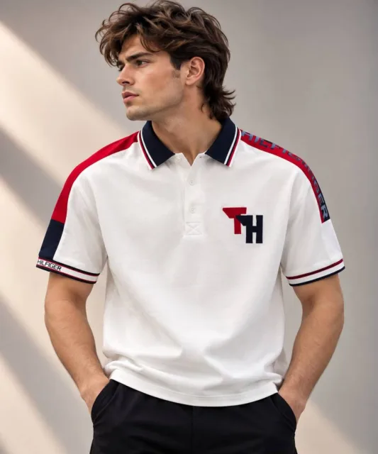 TOMMMY HILFIGER Premium Quality Collar Neck Polo Tshirt With Box GZ_0629