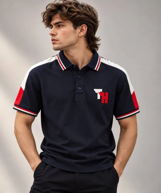 TOMMMY HILFIGER Premium Quality Collar Neck Polo Tshirt With Box GZ_0628