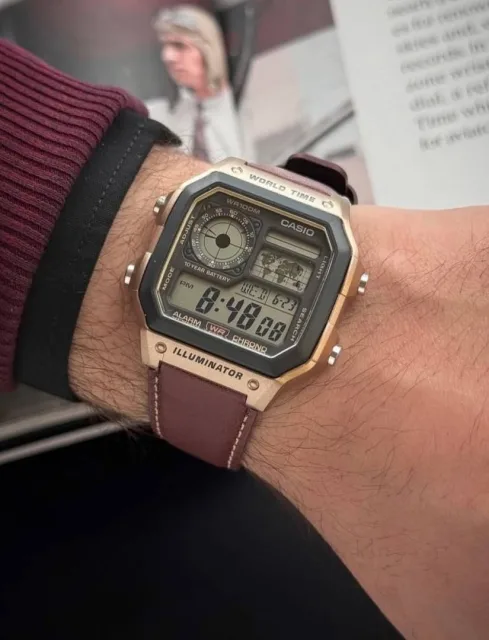 Casio AE 1200 Illuminator Brown J1234