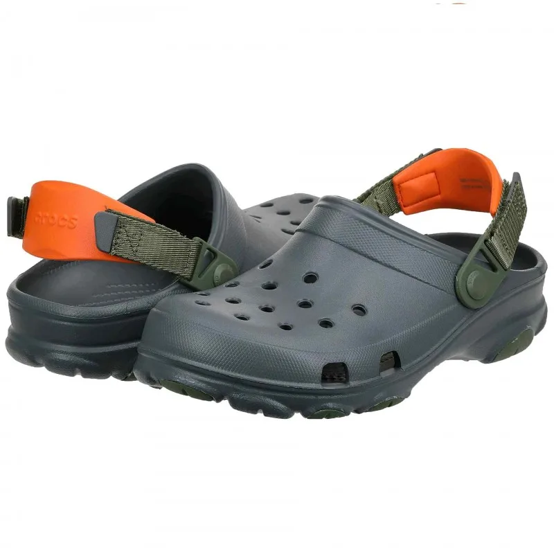 Croccss Classic All Terrain Clog Grey Orange