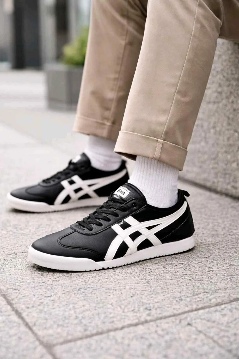 Onitskaa Tiger Mexico 66 Black White Sole 5088