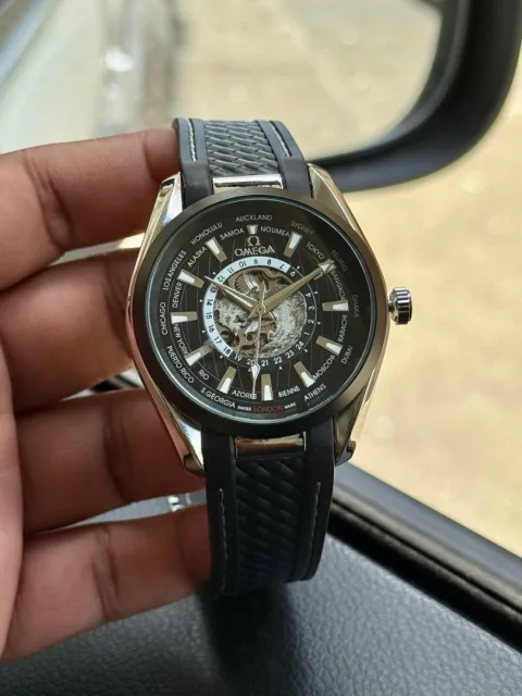 Omegha World Map Auto Black