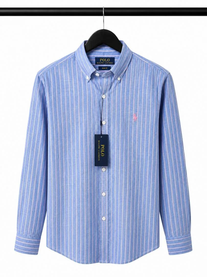Ralf Lauren Premium Linen Stripes Shirts 2438