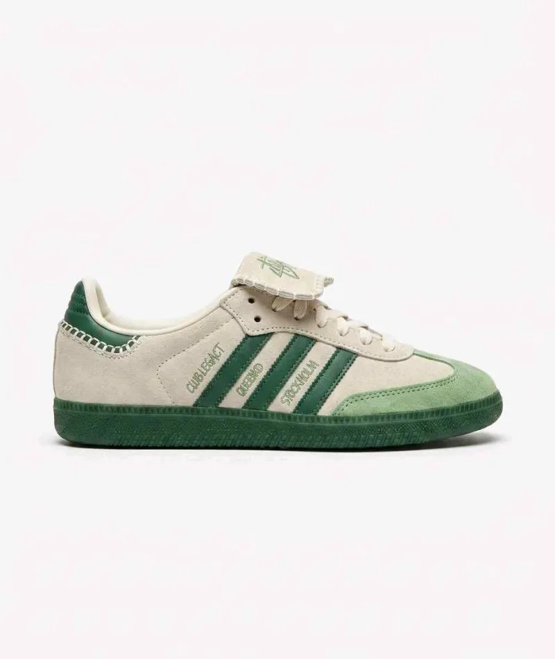 Addidas X Stussy Samba White Green