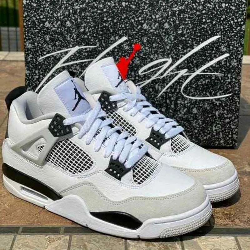 Nikkee Jordan Retro 4 Military Black Semi UA 1510