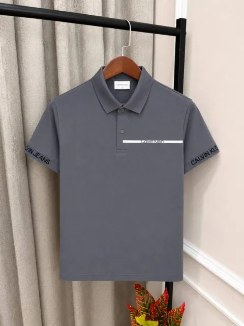 Calvin Kline D.Grey Premium Imported Collar Neck Polo T-Shirt with Og Box Pack(1141)