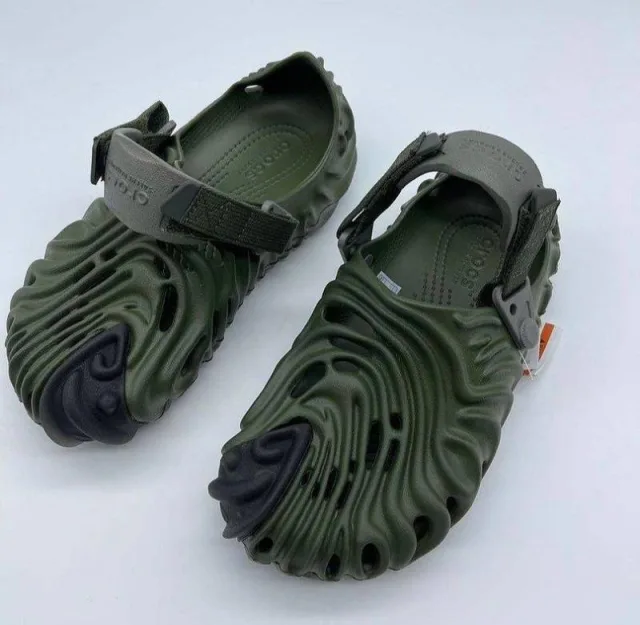 Salehe Bembury The Pollex Clog Olive Green With og box and carry bag