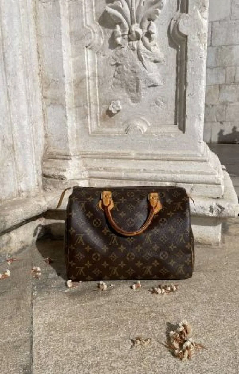 Loius Vutton Monogram Speedy handbag featuring signature leather bag premium quality with original box packing
