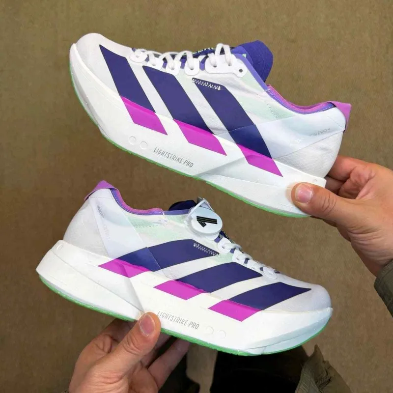 Adiddasss. ADIZERO ADIOS PRO 4 - Core White Purple
