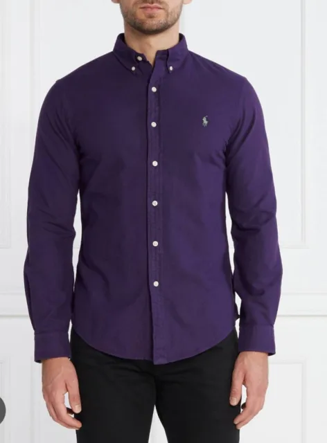 Ralf Lauren Polo Purple Store Article Premium Oxford Shirt(1114)