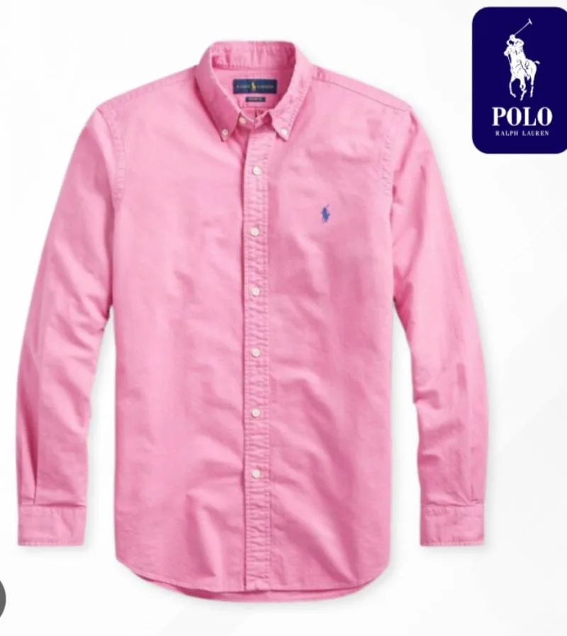 Ralf Lauren Polo Pink Store Article Premium Oxford Shirt(1112)