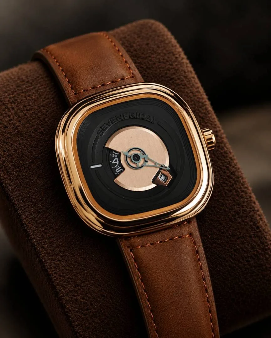 Seven Friday PE201 Brown Copper Black Dial
