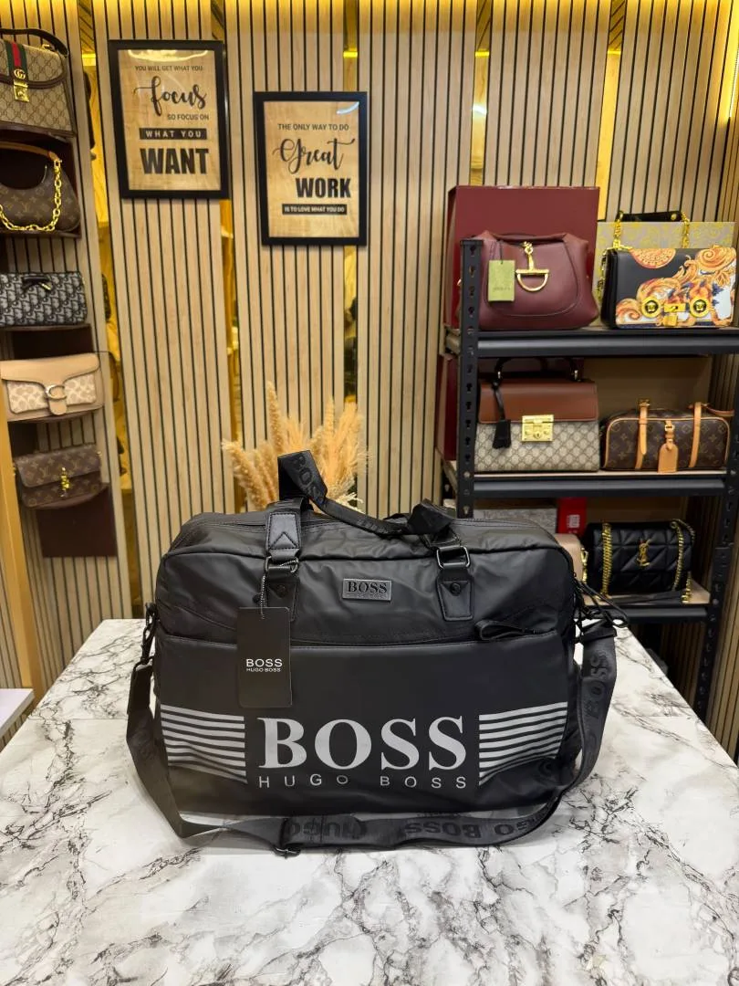 Hugo Bos Urban Weekender Travel Duffle Bag (BS0865-B)(Black)