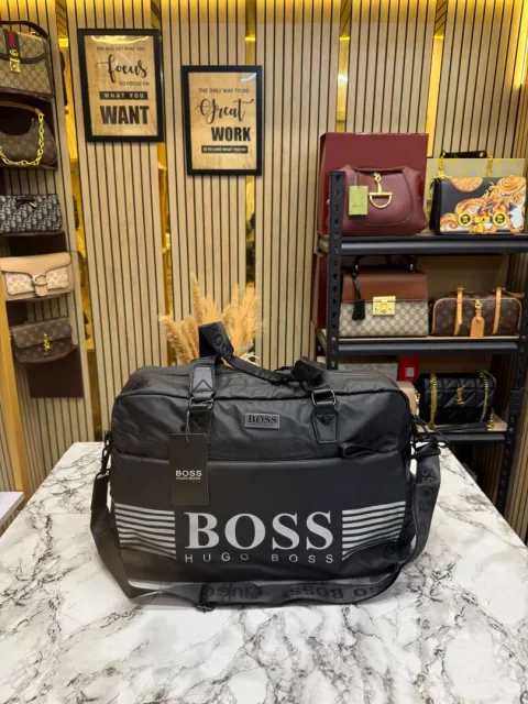 Hugo Bos Urban Weekender Travel Duffle Bag (BS0865-B)(Black)