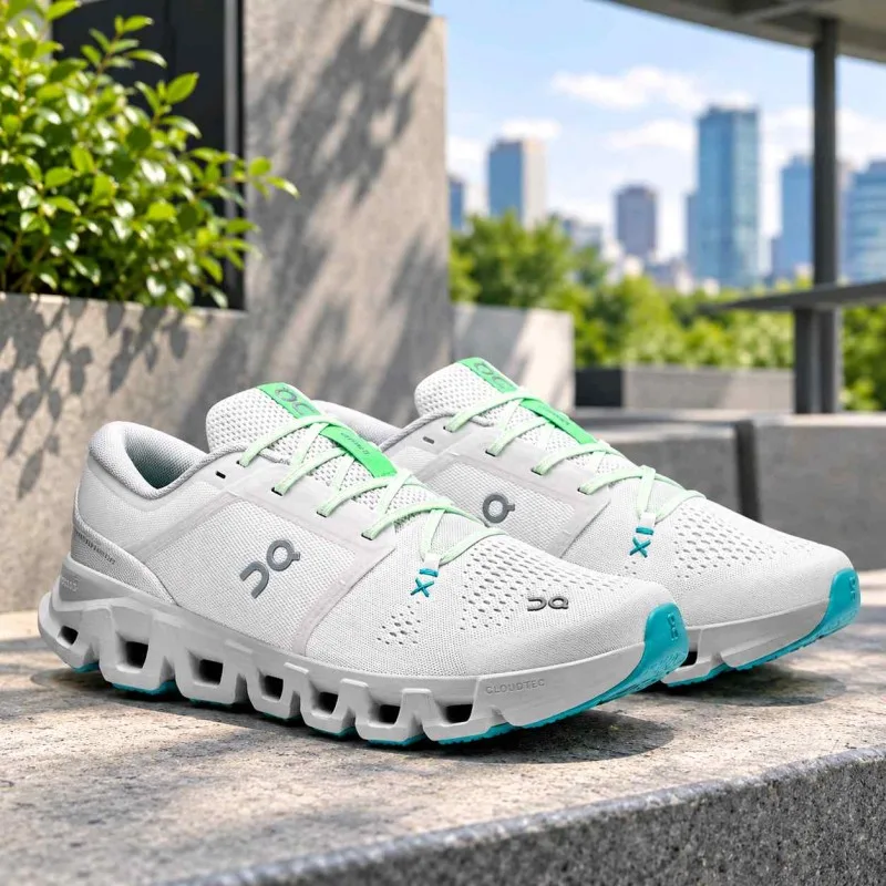 On Cloud X 5 Frost Alloy Mens