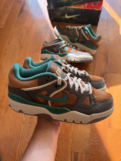 Nikkee X Nigo AirForce 3 Low Baroque Brown and Pecan 1199