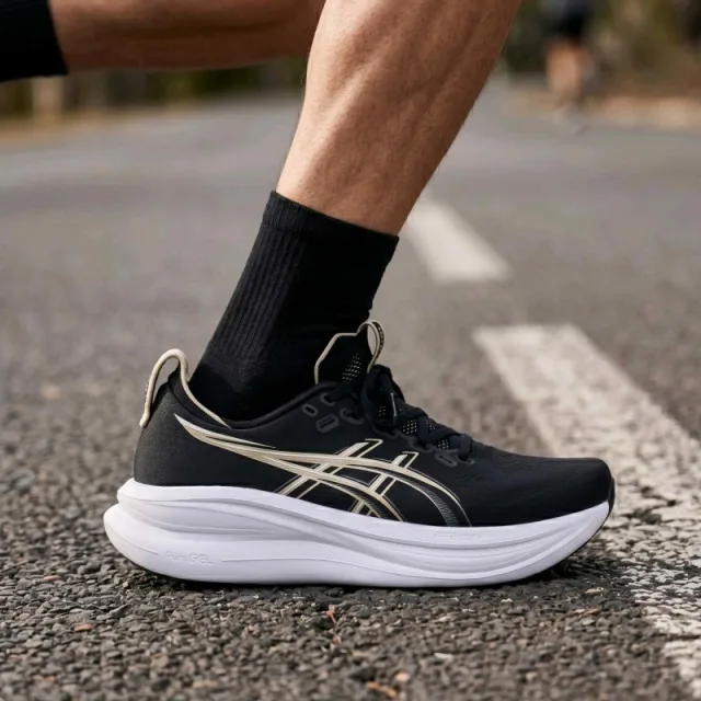 Asiccss Gel-Nimbus 28 Black Feather Grey 1169