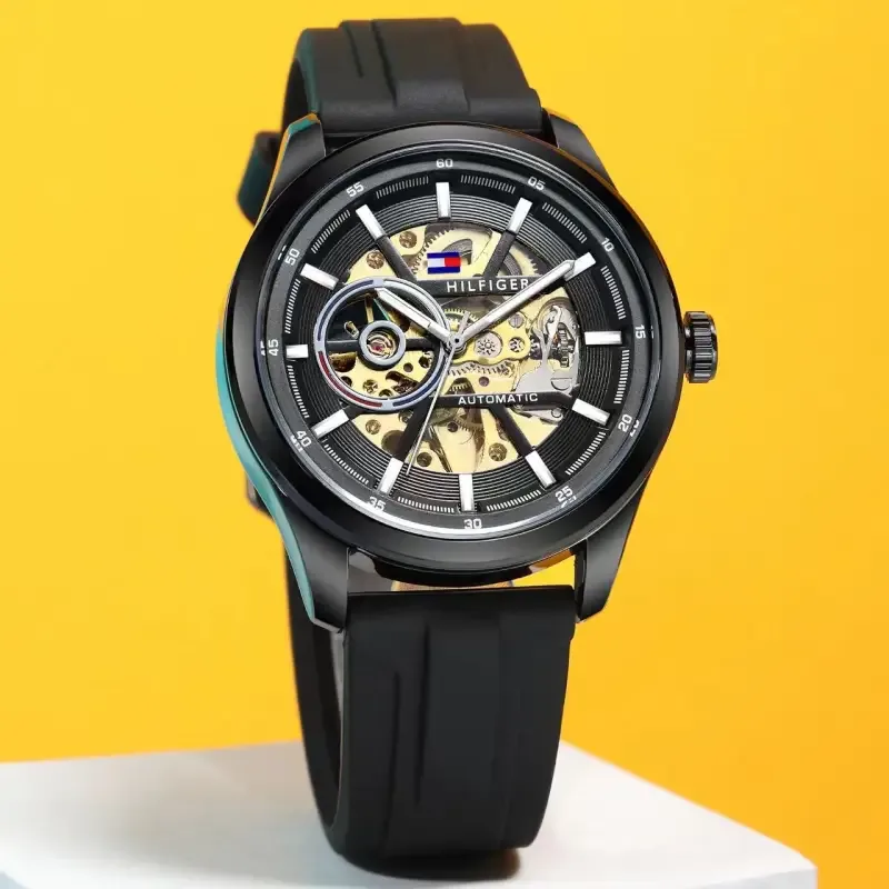 Tommmy Hilfige_r Automatic Silicon Full Black