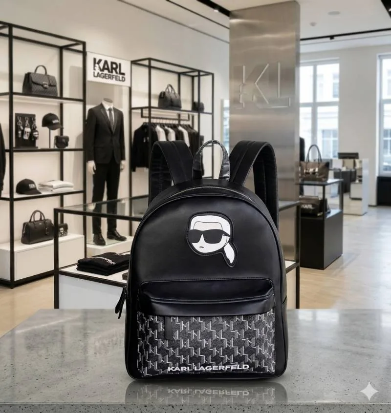 Karl Lagerfeld backpack bag premium quality with dust cover