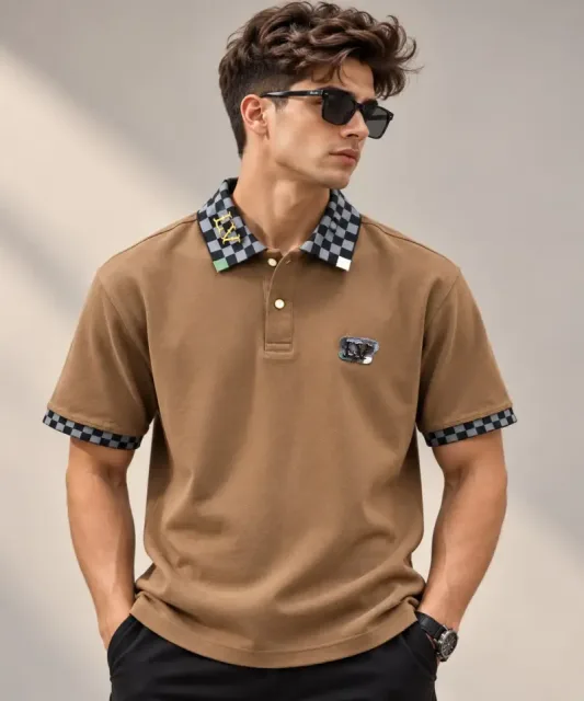 LOUI VUITTON Premium Quality Store Article POLO Tshirt With Box GZ_0619