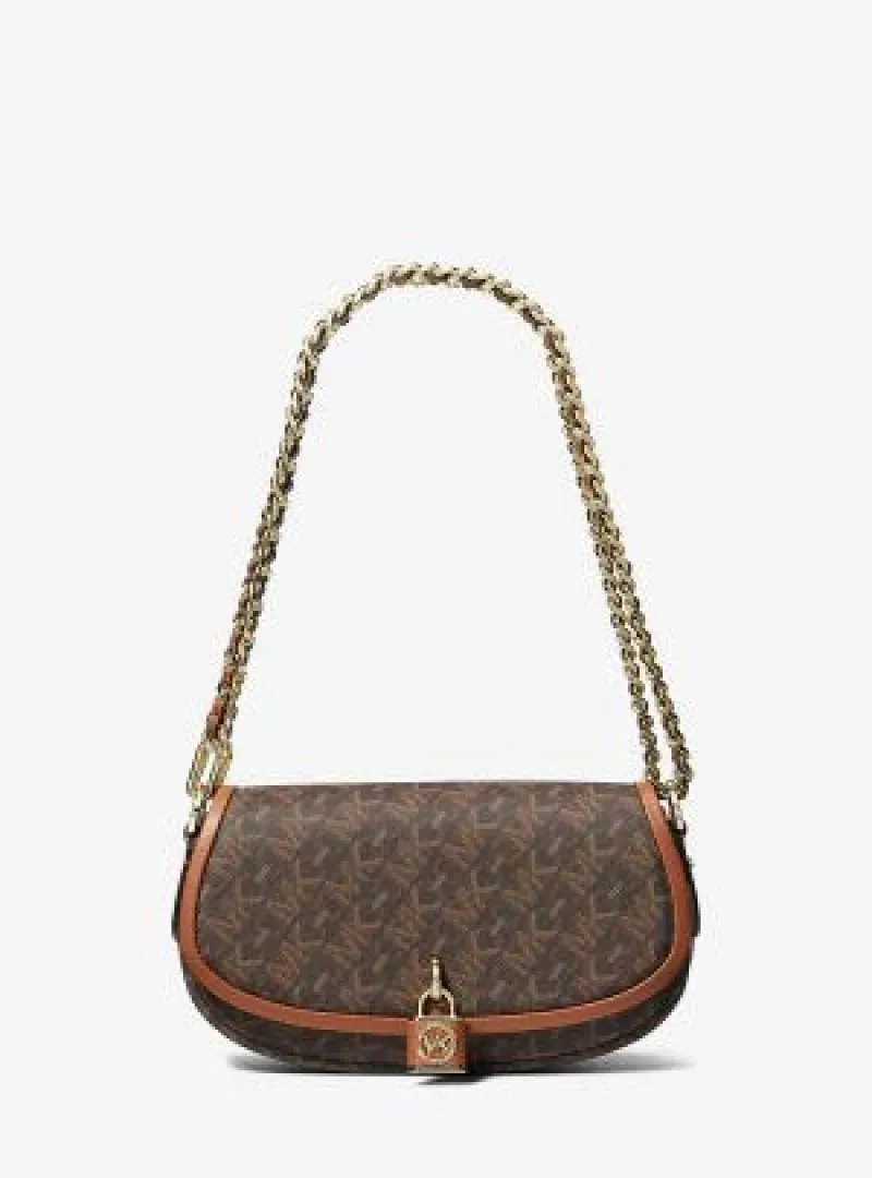 Micheal Kors_Mila_Small_Empire_Signature_Logo_Shoulder_Bag_with_box_6361
