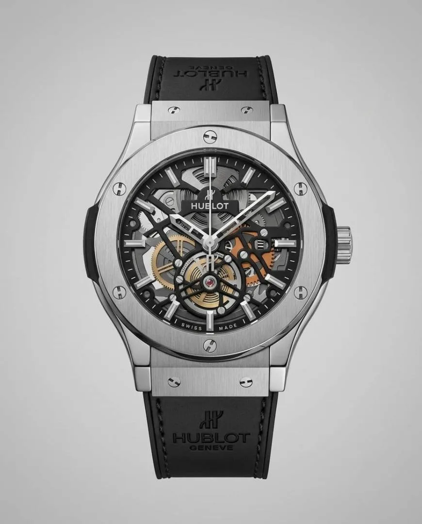 Hublot Classic Fusion Tourbillon silver black