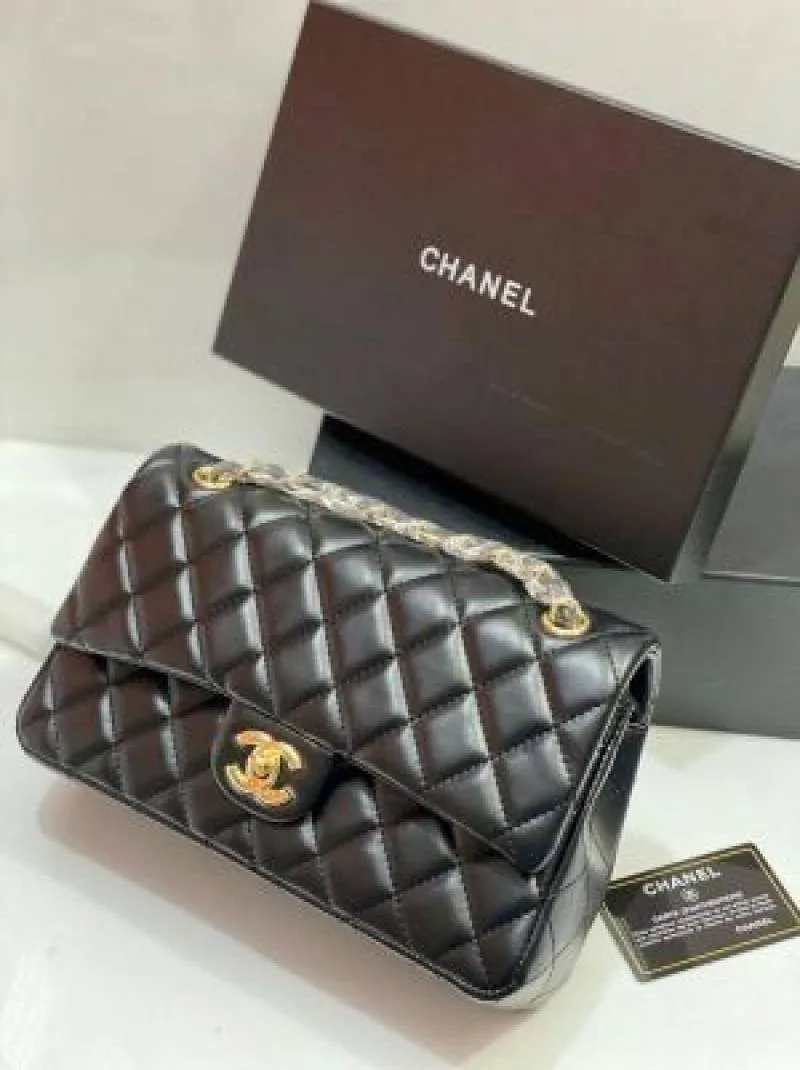 Chennel Paris Jumbo big size lather QUALITY Inner Branding with box Bill 5114