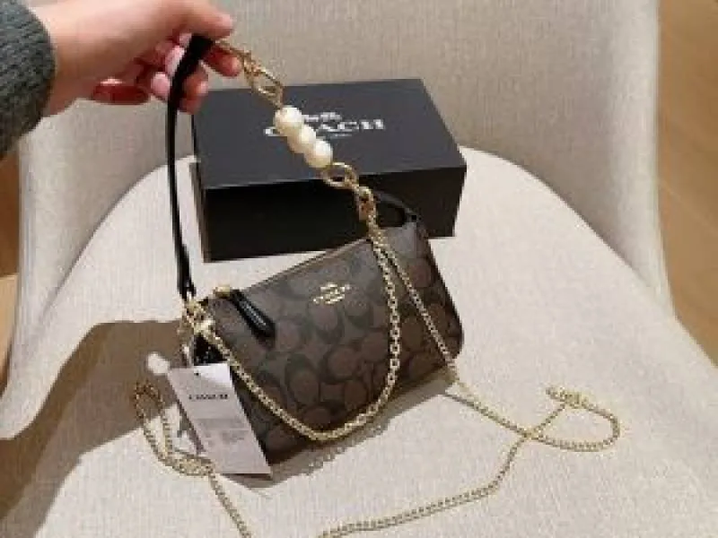 Coacch Nolita With Original Box DustCover & Pearl charm
