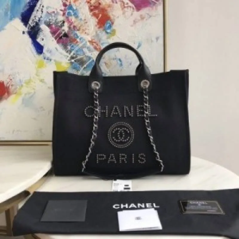 Chennel_deauville_pearl_canvas_tote_bag_black_220