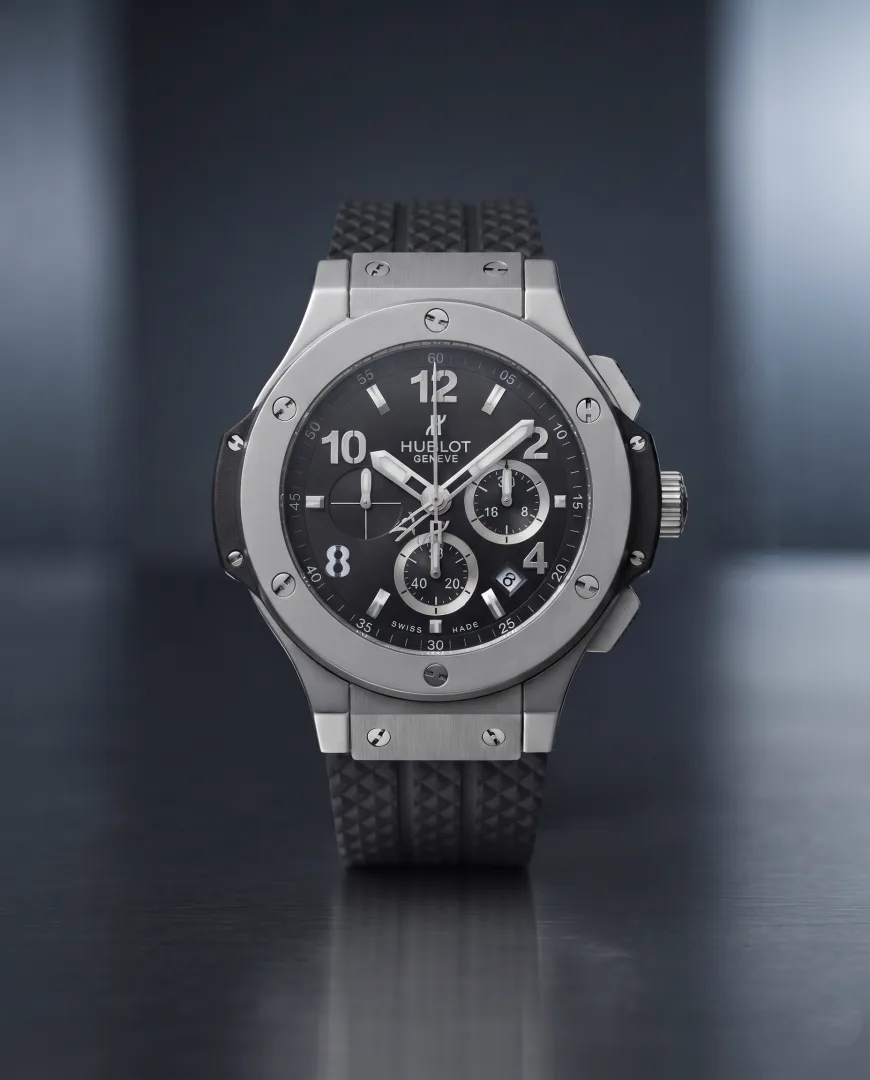 Hublot Big Bang Chronograph Black Silver Black Dial