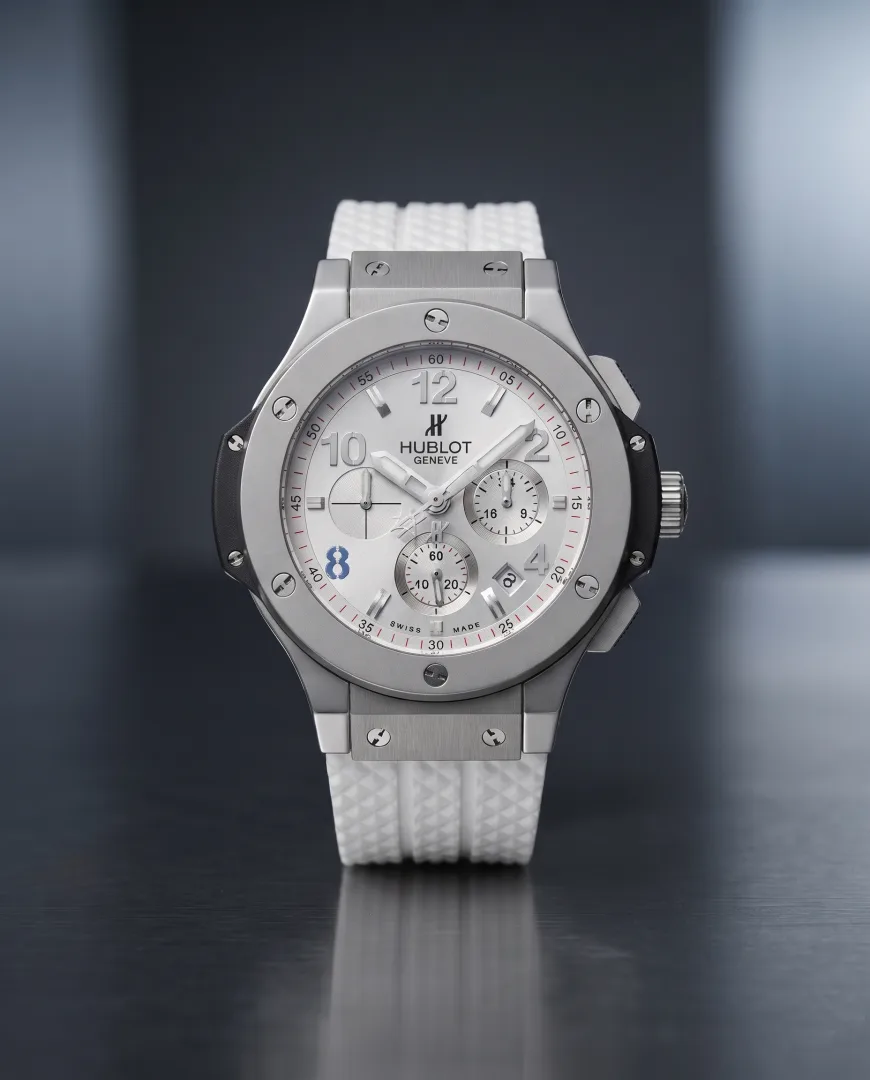 Hublot Big Bang Chronograph Silver White Dial