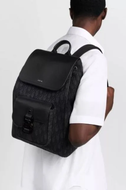 CHRISTIAN DIYOR OBLIQUE BACKPACK PREMIUM QUALITY 6585