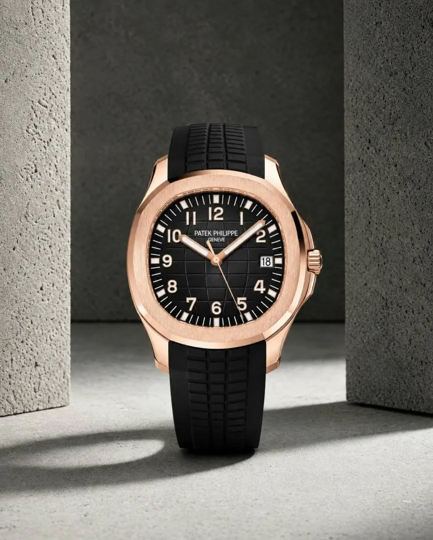 Pate_ek Philippe Aquanaut 5167R-001 Bettry black copper black