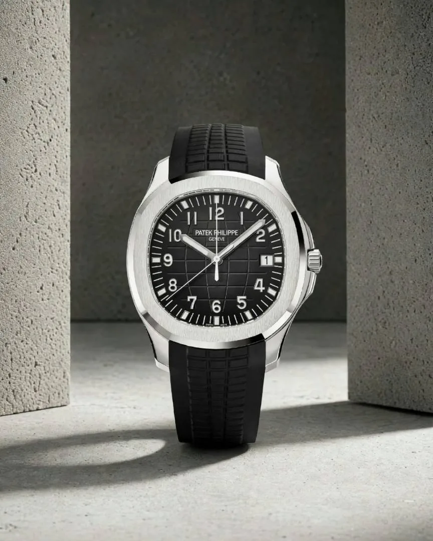 Pate_ek Philippe Aquanaut 5167R-001 Bettry black silver Black