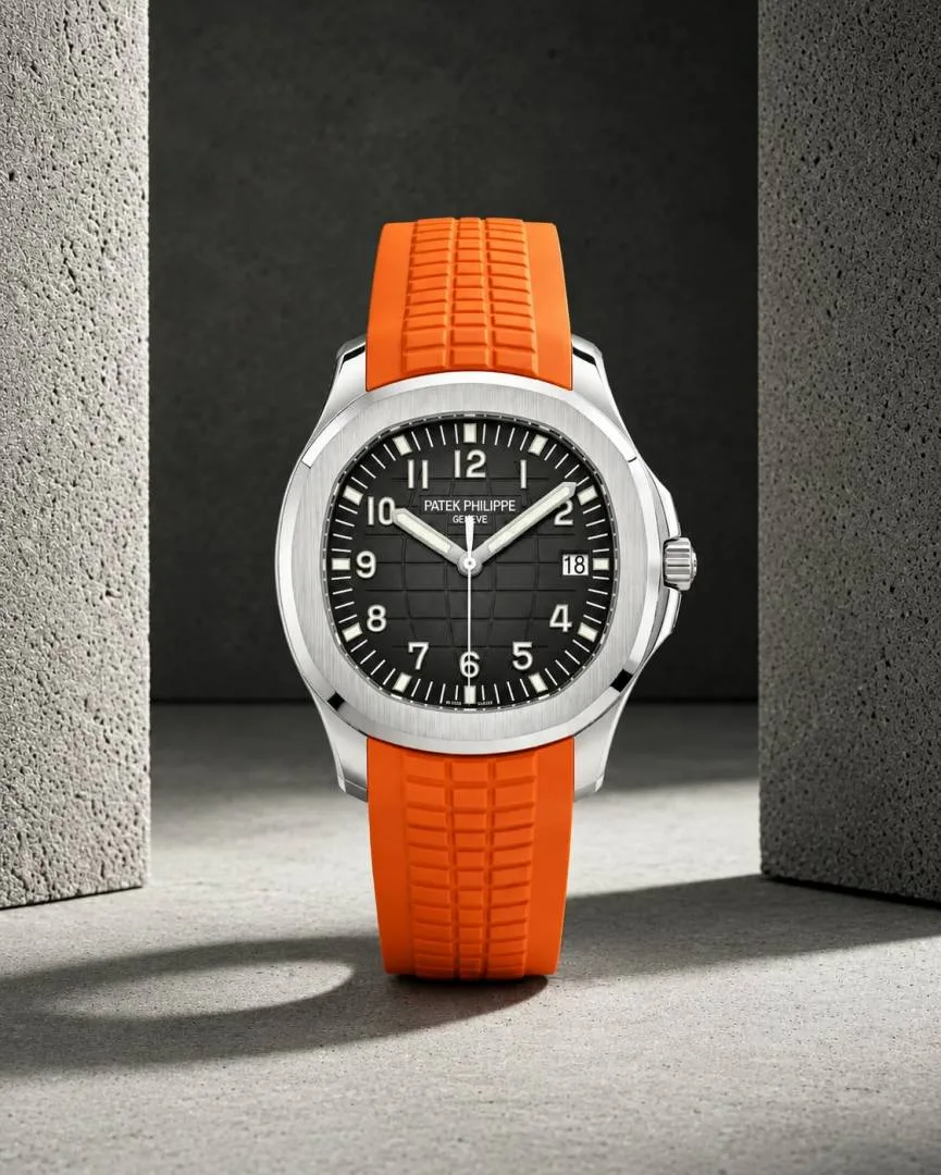 Pate_ek Philippe Aquanaut 5167R-001 Bettry orange silver Black
