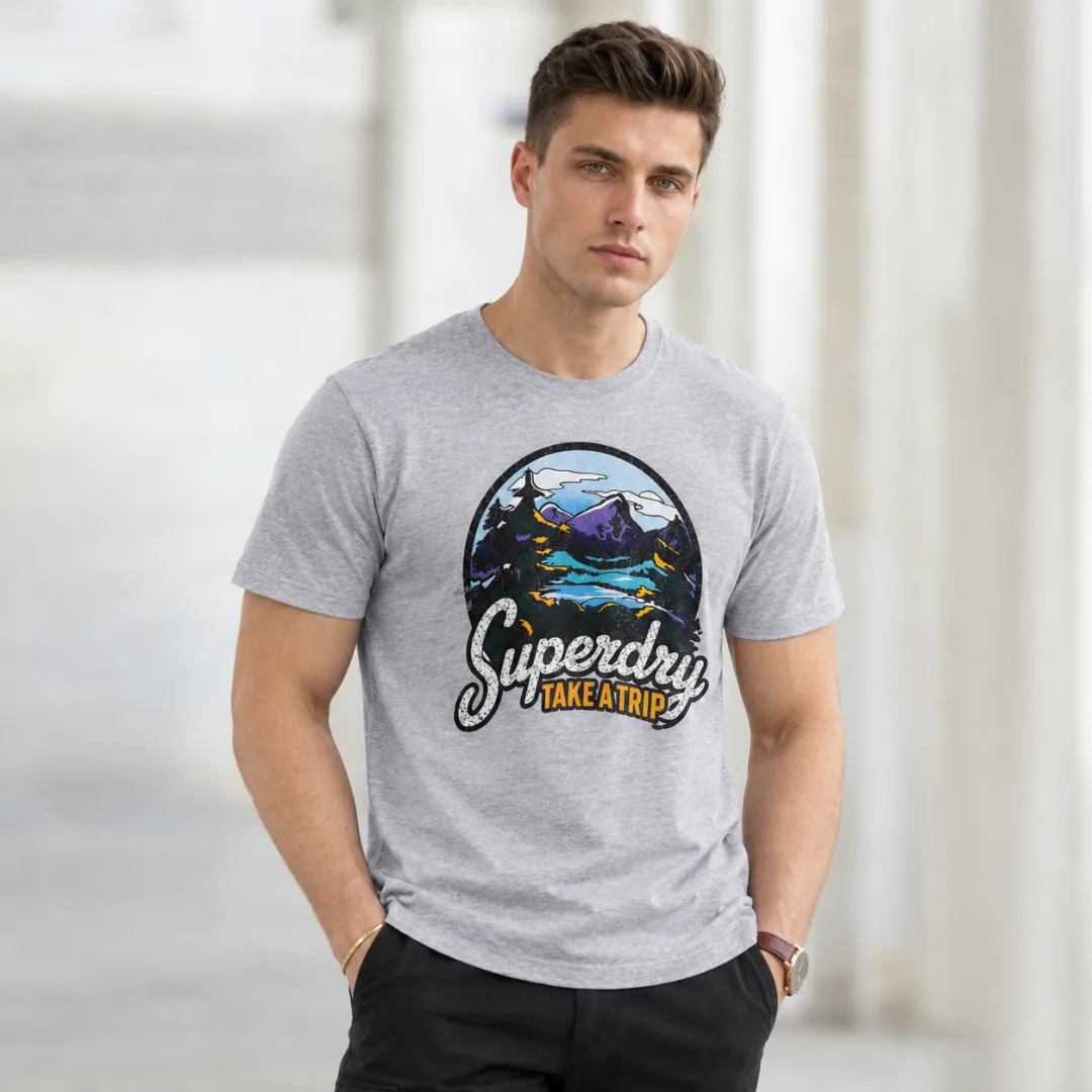 Supe-r Dr-y Premium Round Neck T-Shirt 2801