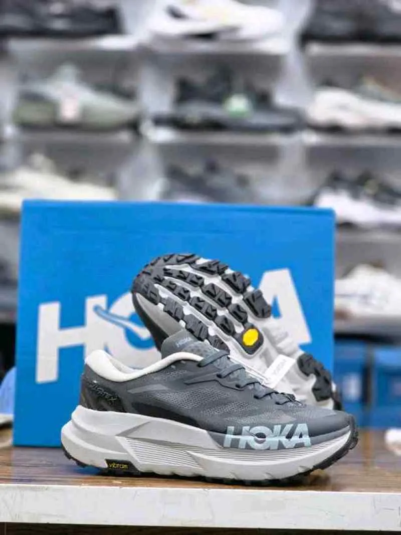 Hoka Mafate X Trail Runners Grey