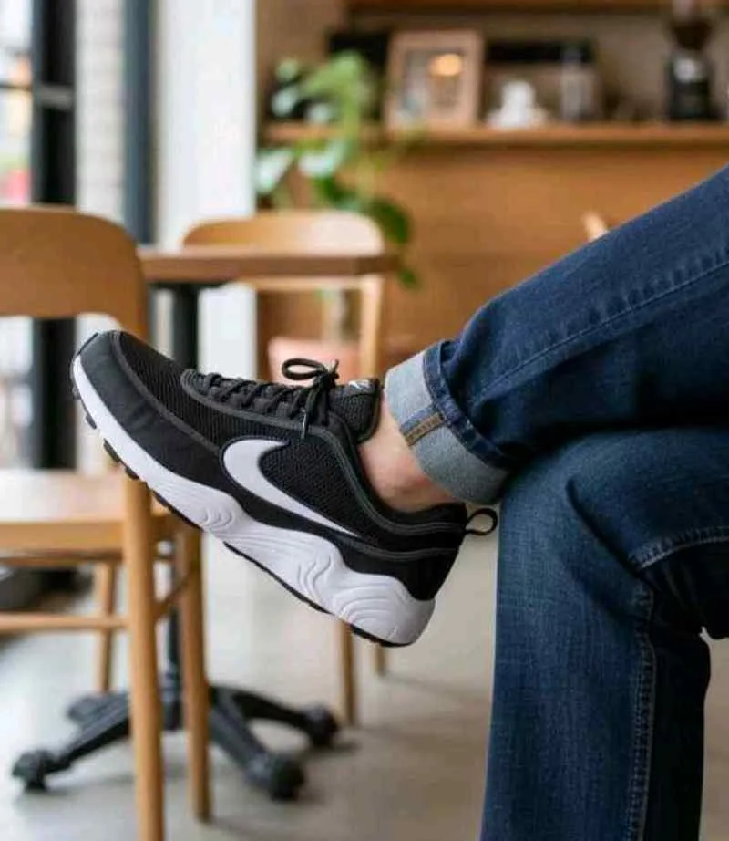 Nikke air zoom spiridon Black White sale no return