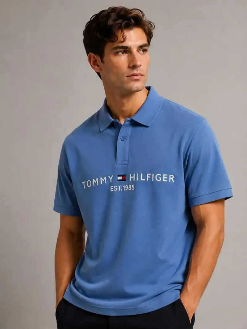 (SALE)TOMMY HILFIGAR_Premium_Quality_Store_Article_Collar_Neck_POLO_Tshirt_GZ_0058