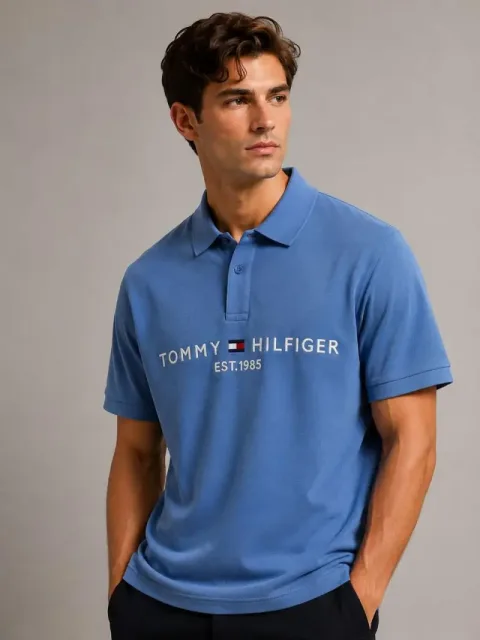(SALE)TOMMY HILFIGAR_Premium_Quality_Store_Article_Collar_Neck_POLO_Tshirt_GZ_0058