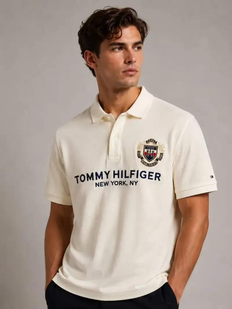 (SALE)TOMMY HILFIGAR_Premium_Quality_Store_Article_Collar_Neck_POLO_Tshirt_GZ_0057