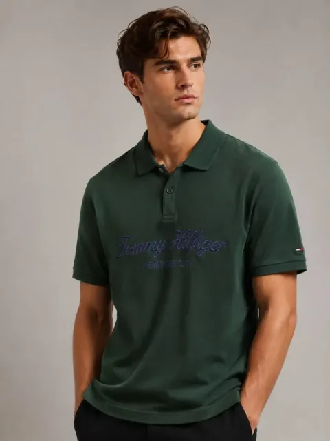 (SALE)TOMMY HILFIGAR_Premium_Quality_Store_Article_Collar_Neck_POLO_Tshirt_GZ_0055