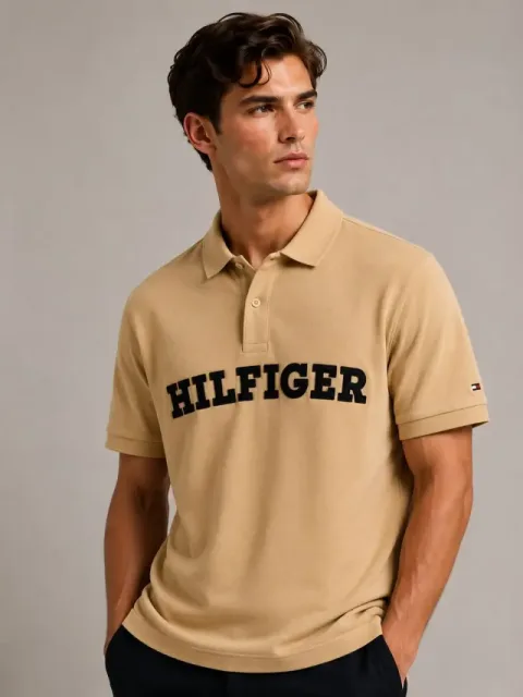 (SALE)TOMMY HILFIGAR_Premium_Quality_Store_Article_Collar_Neck_POLO_Tshirt_GZ_0054