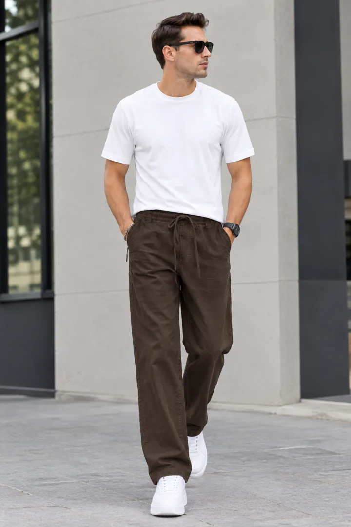 Lacost Premium Linen Track Pant 2644