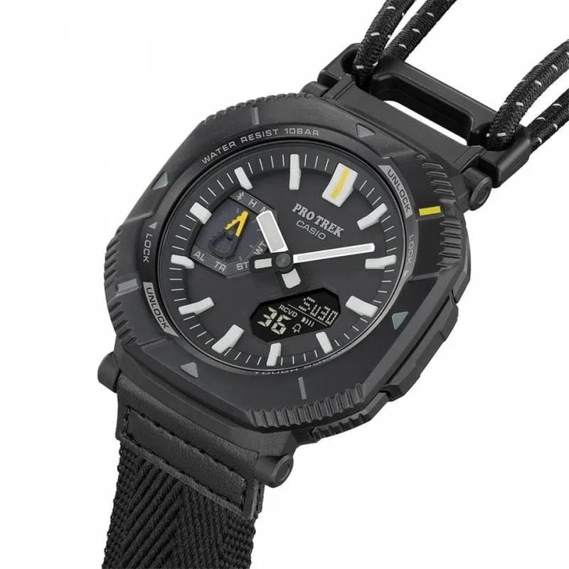 Casio Pro Trek PRJ-B001B-2 black white yellow
