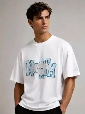 (SALE)THE NORTH FASE_Premium_Quality_Store_Article_Round_Neck_Tshirt_GZ_0052