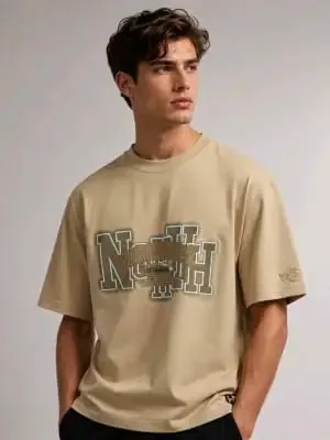(SALE)THE NORTH FASE_Premium_Quality_Store_Article_Round_Neck_Tshirt_GZ_0051